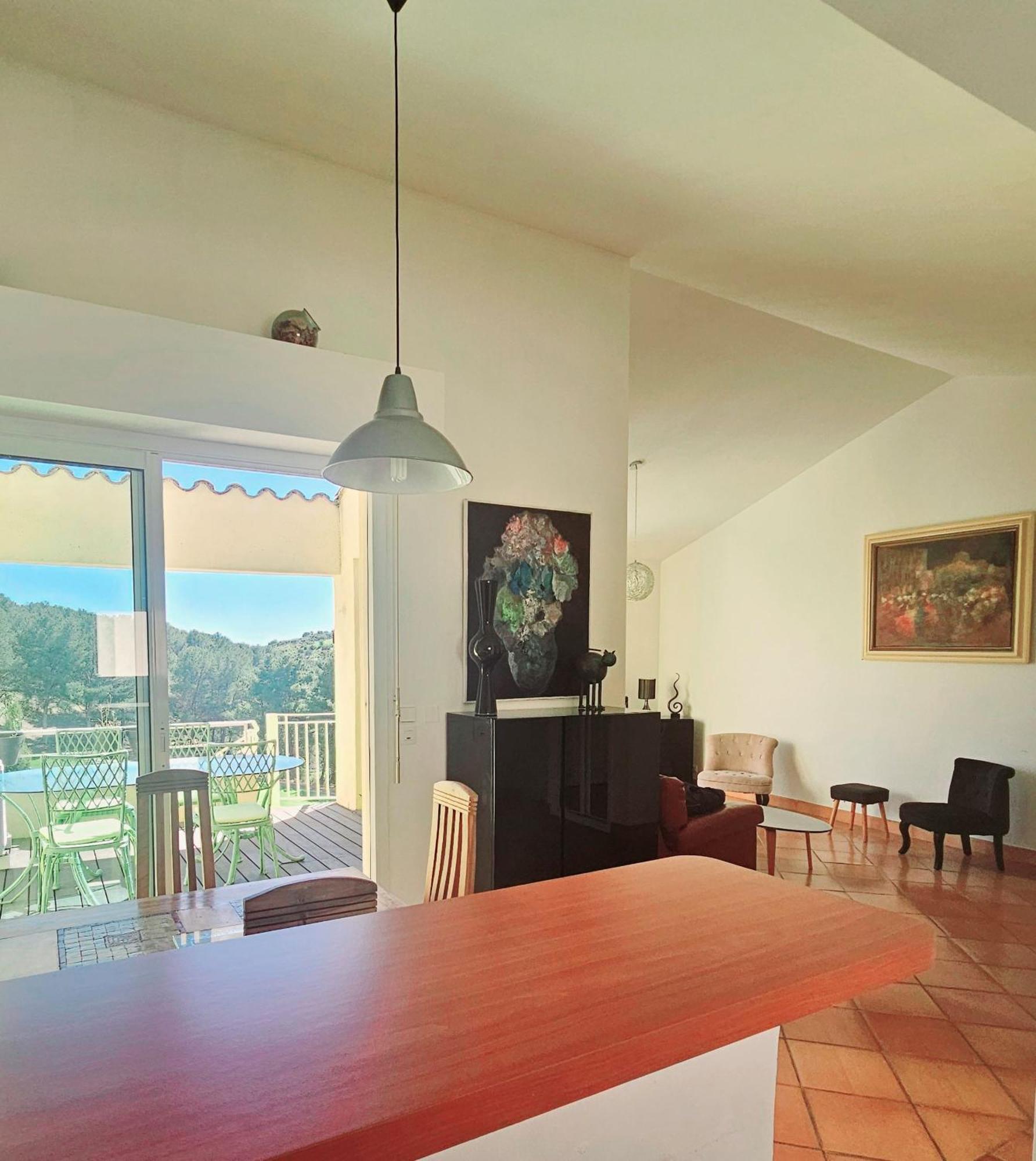 Villa Dans Cadre D'Exception - Golf, Piscine Et Tennis Prive Saint-Cyr-sur-Mer Ngoại thất bức ảnh